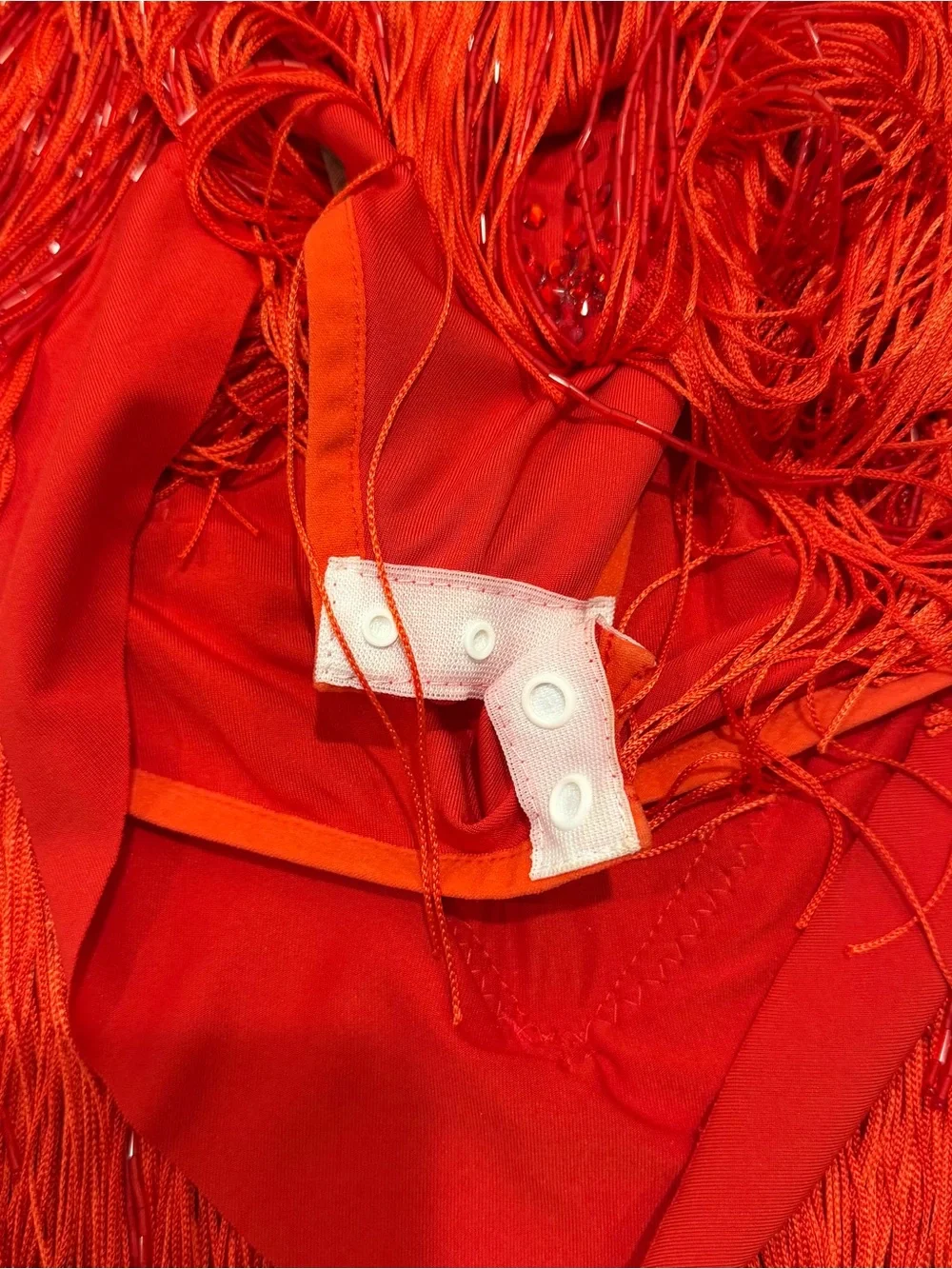 Custom Ballroom Red Dress Size 12